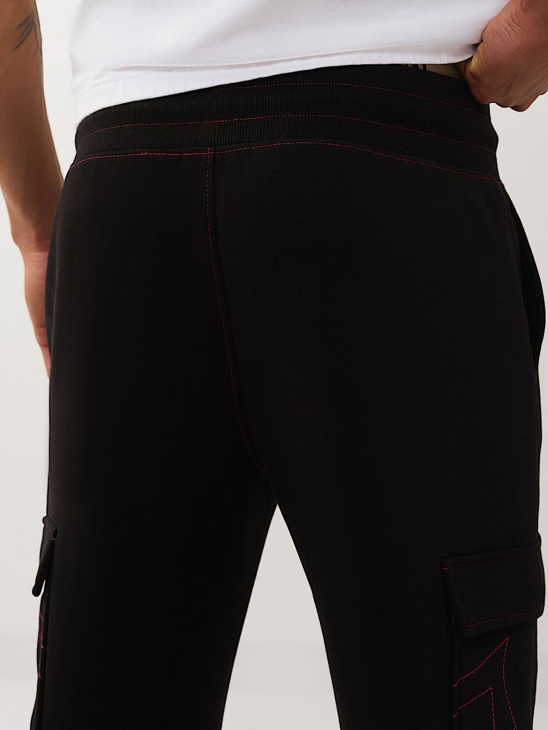 LOGO CARGO STRAIGHT LEG SWEATPANT, image 2