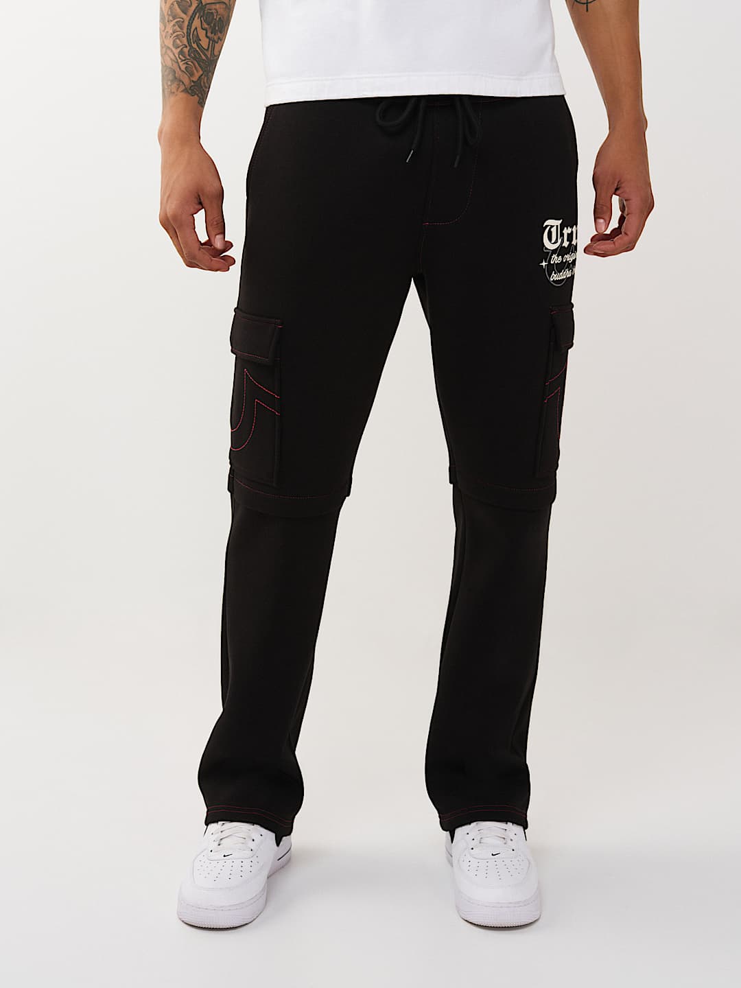 LOGO CARGO STRAIGHT LEG SWEATPANT, image 3