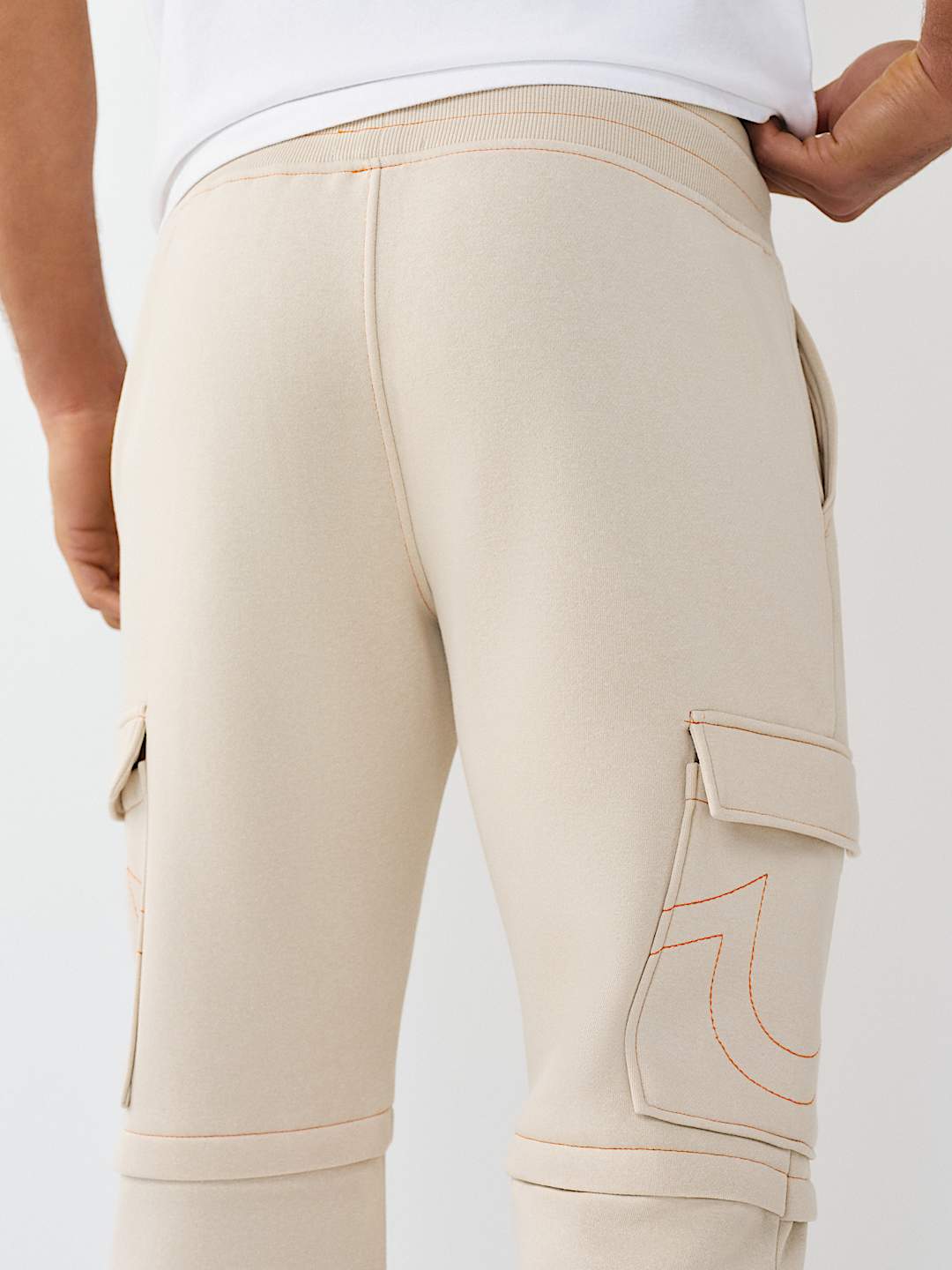 LOGO CARGO STRAIGHT LEG SWEATPANT, image 2