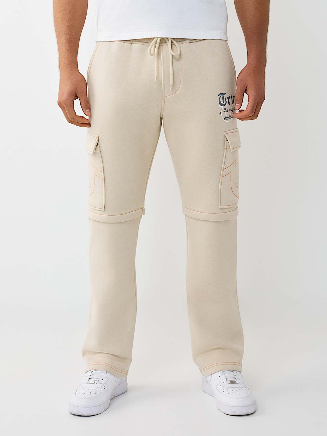 LOGO CARGO STRAIGHT LEG SWEATPANT, image 3