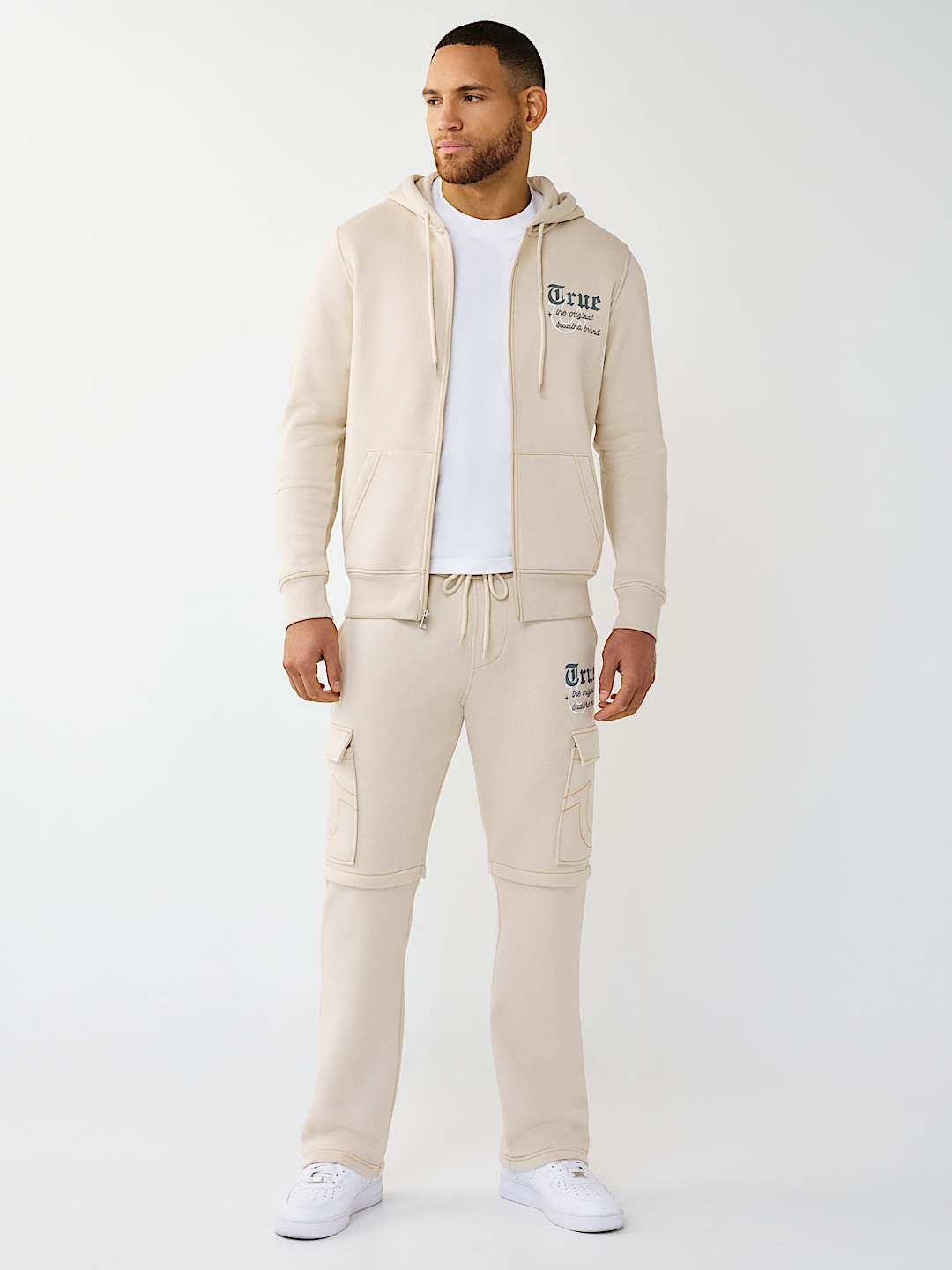 LOGO CARGO STRAIGHT LEG SWEATPANT, image 6