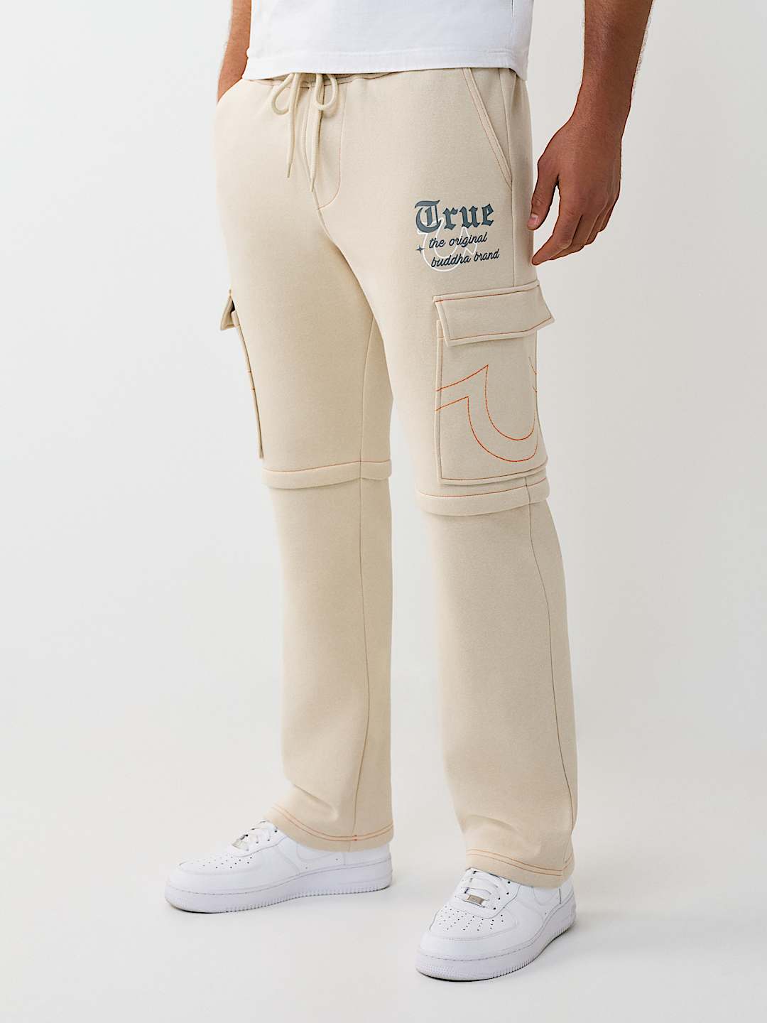 LOGO CARGO STRAIGHT LEG SWEATPANT, image 1