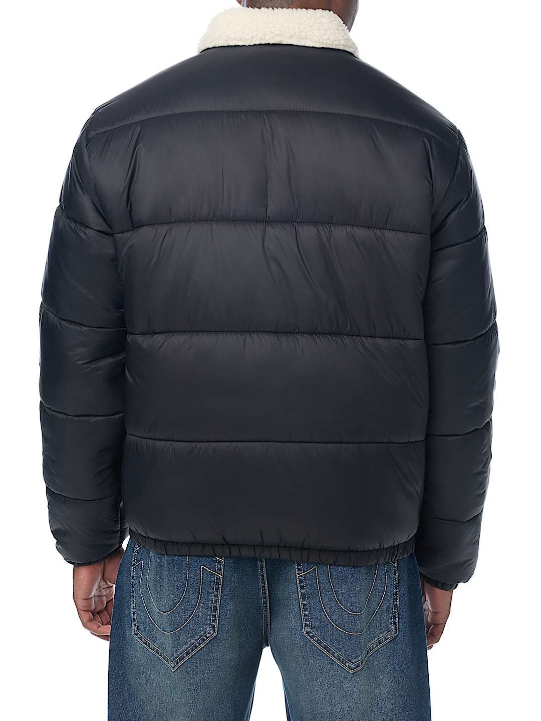 SHERPA COLLAR PUFFER JACKET