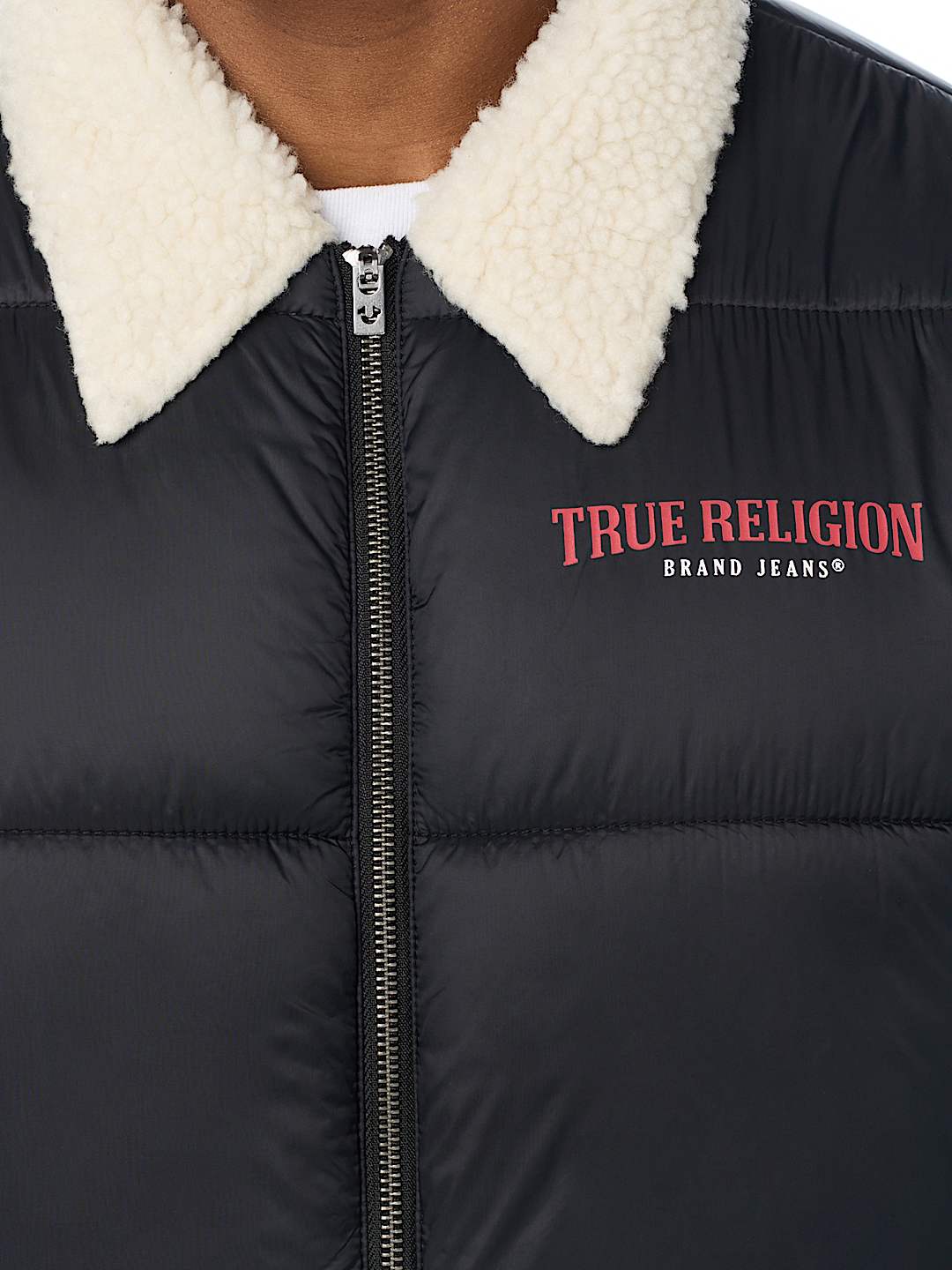SHERPA COLLAR PUFFER JACKET