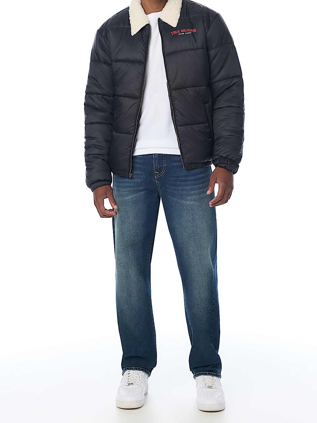 SHERPA COLLAR PUFFER JACKET