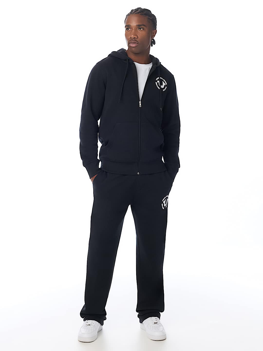 TRUE PUFF-PRINT ZIP HOODIE