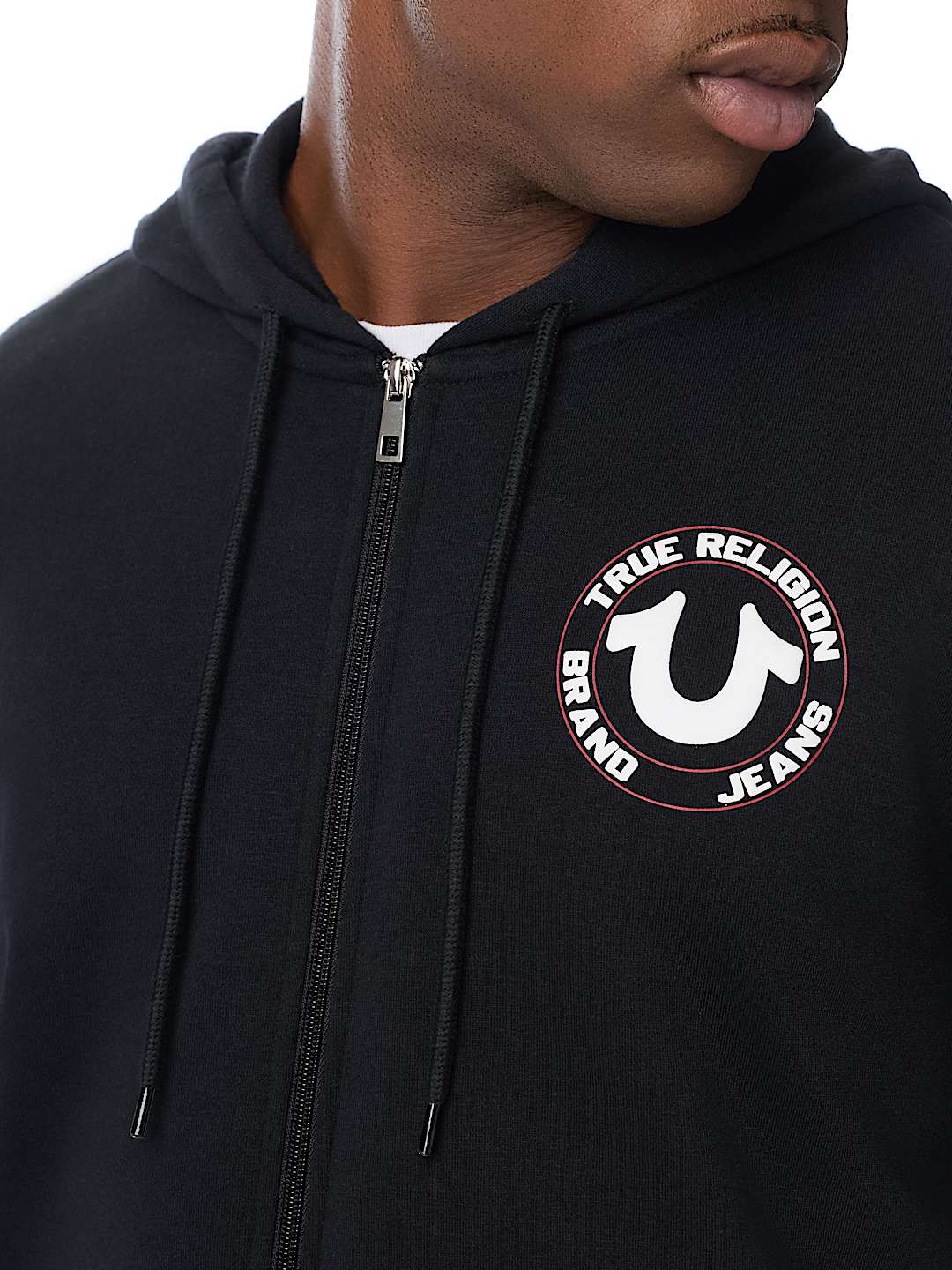 TRUE PUFF-PRINT ZIP HOODIE