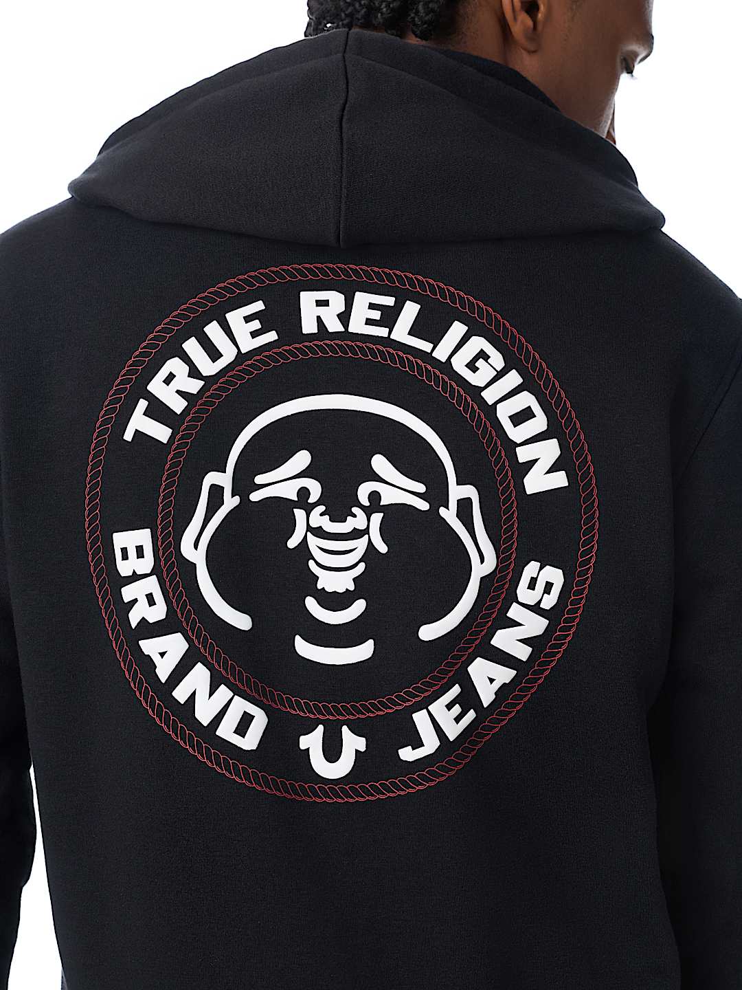 TRUE PUFF-PRINT ZIP HOODIE