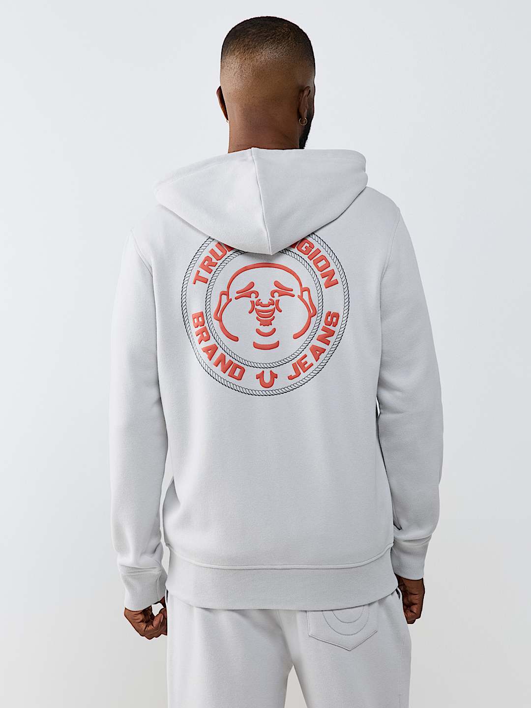 TRUE PUFF-PRINT ZIP HOODIE