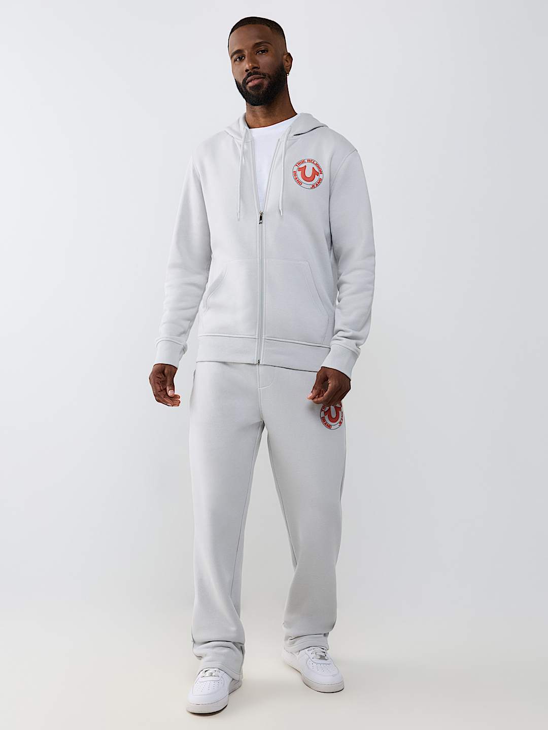 TRUE PUFF-PRINT ZIP HOODIE