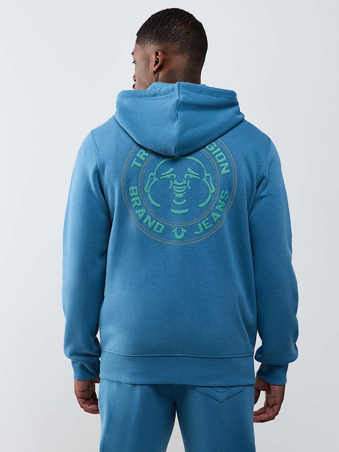 TRUE PUFF-PRINT ZIP HOODIE