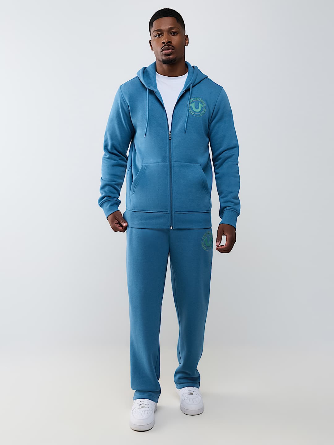 TRUE PUFF-PRINT ZIP HOODIE