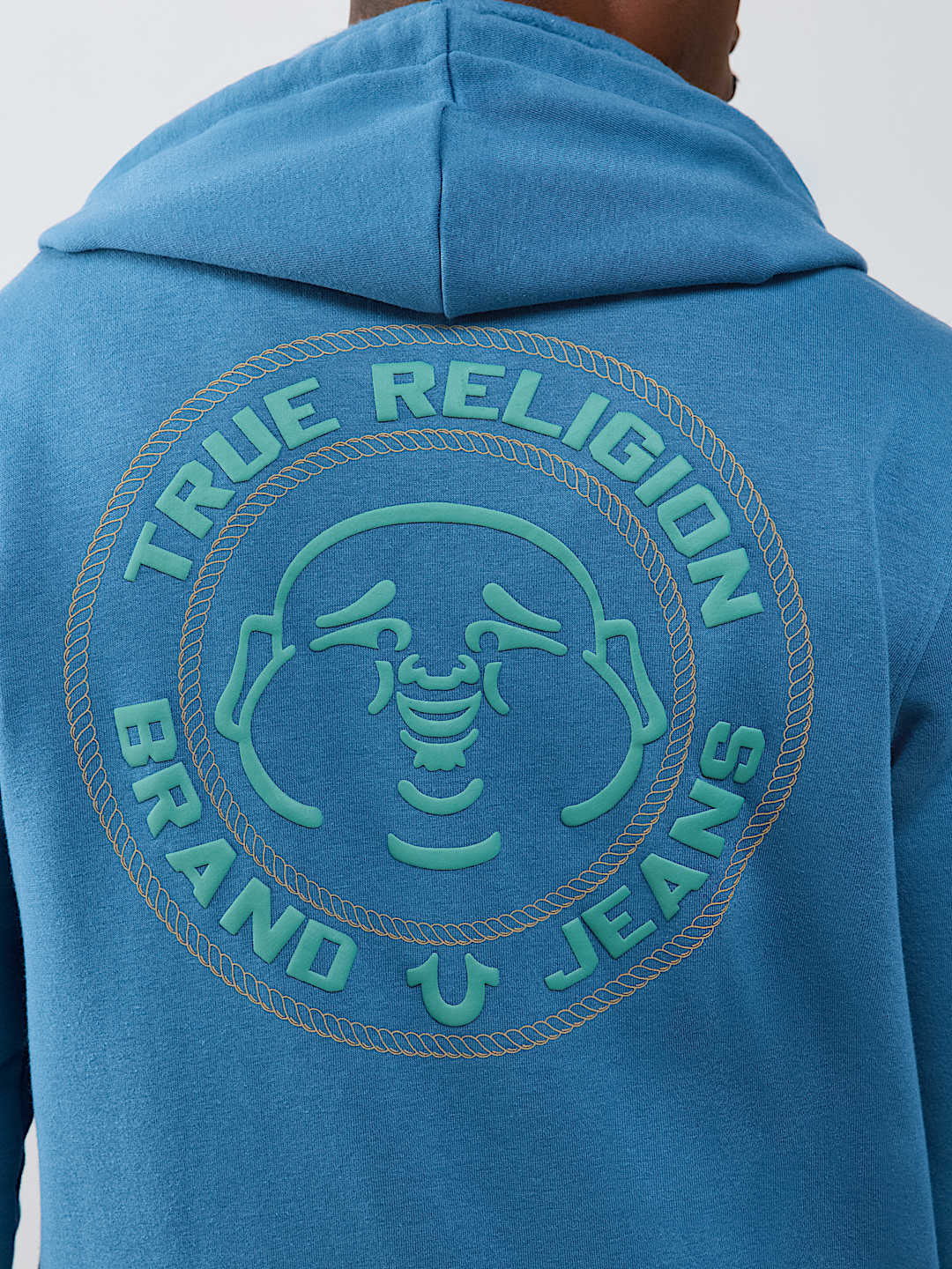 TRUE PUFF-PRINT ZIP HOODIE