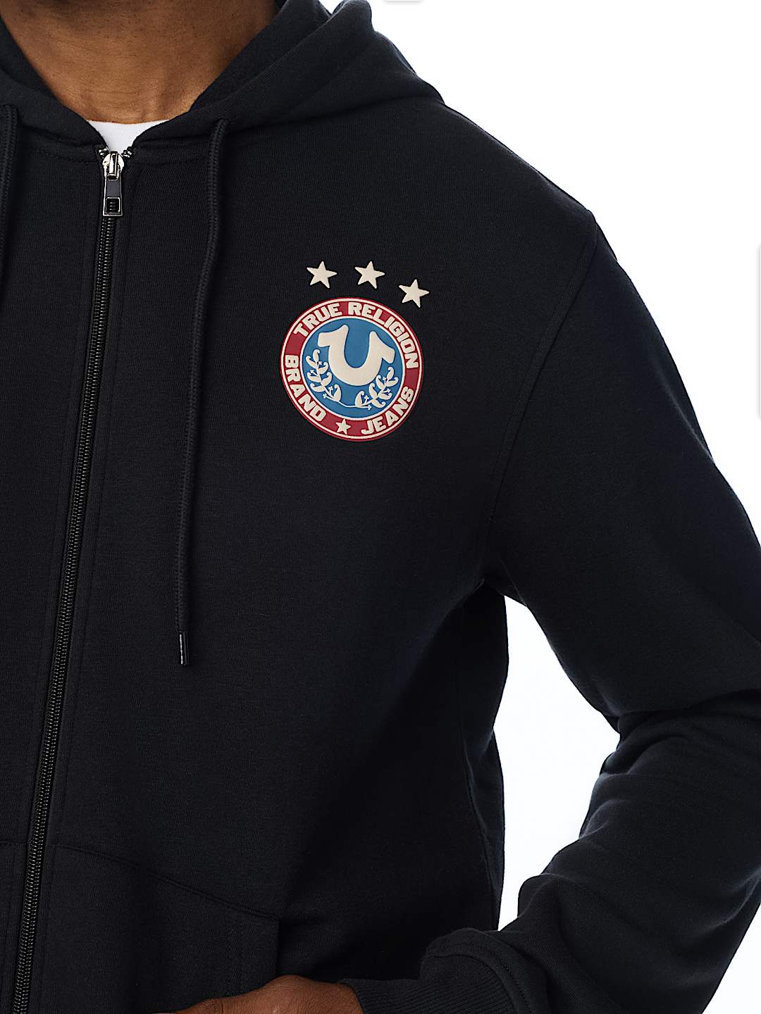 MULTI-LOGO ZIP HOODIE