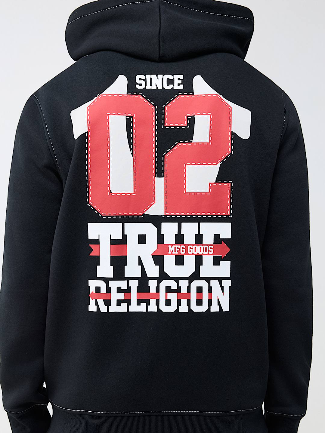 CONTRAST MFG ZIP HOODIE