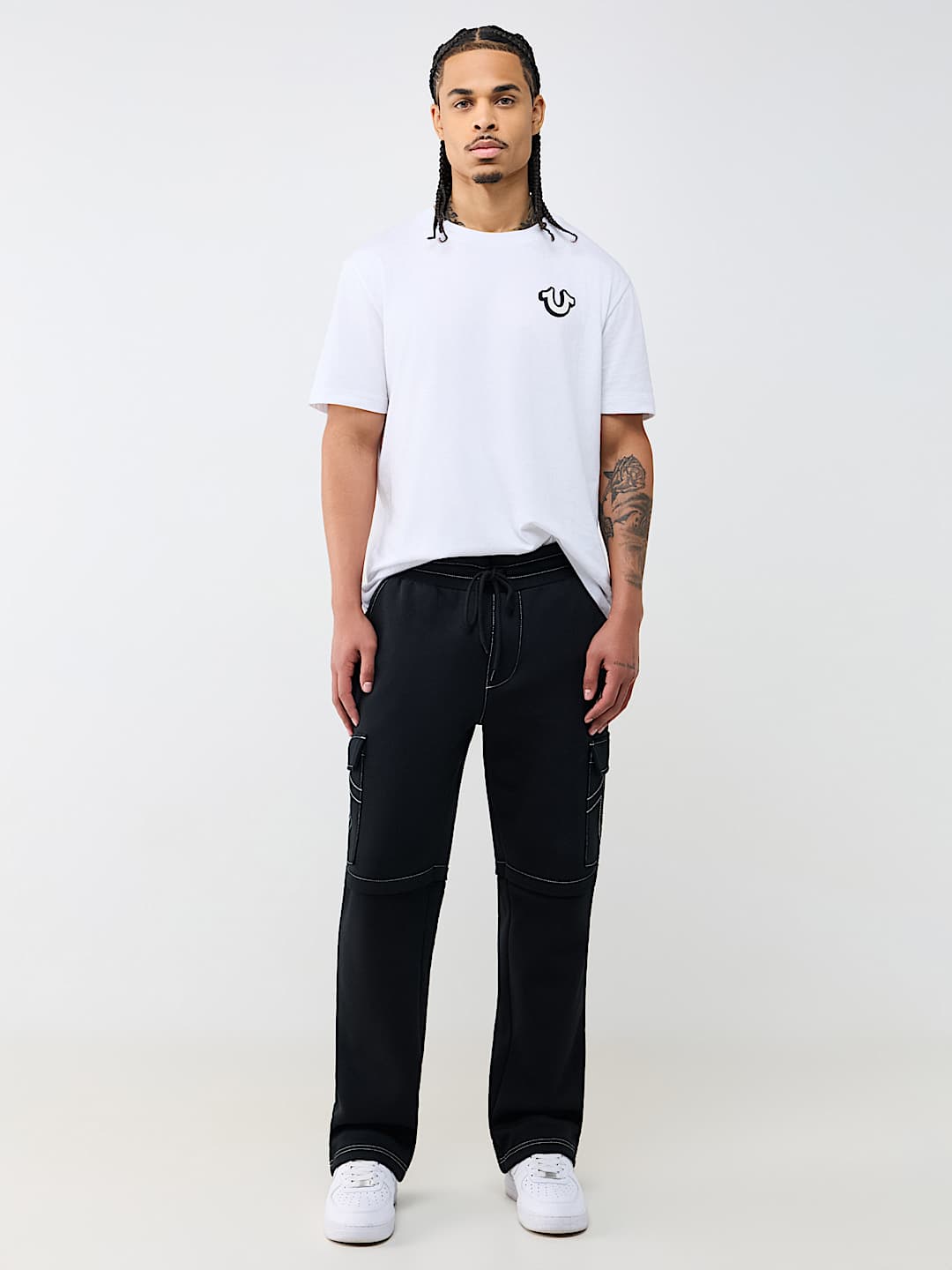 CONTRAST MFG CARGO SWEATPANT