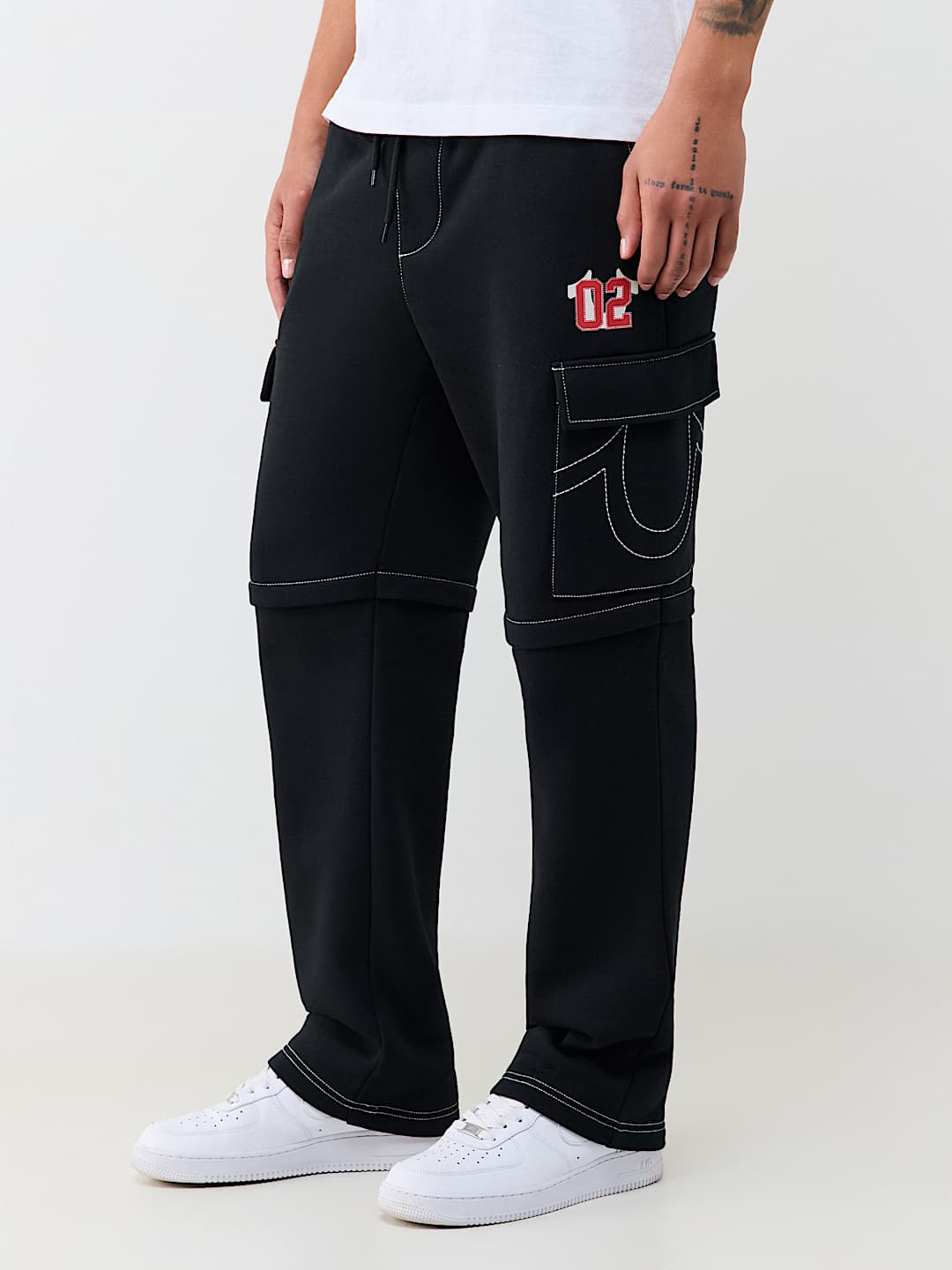 CONTRAST MFG CARGO SWEATPANT
