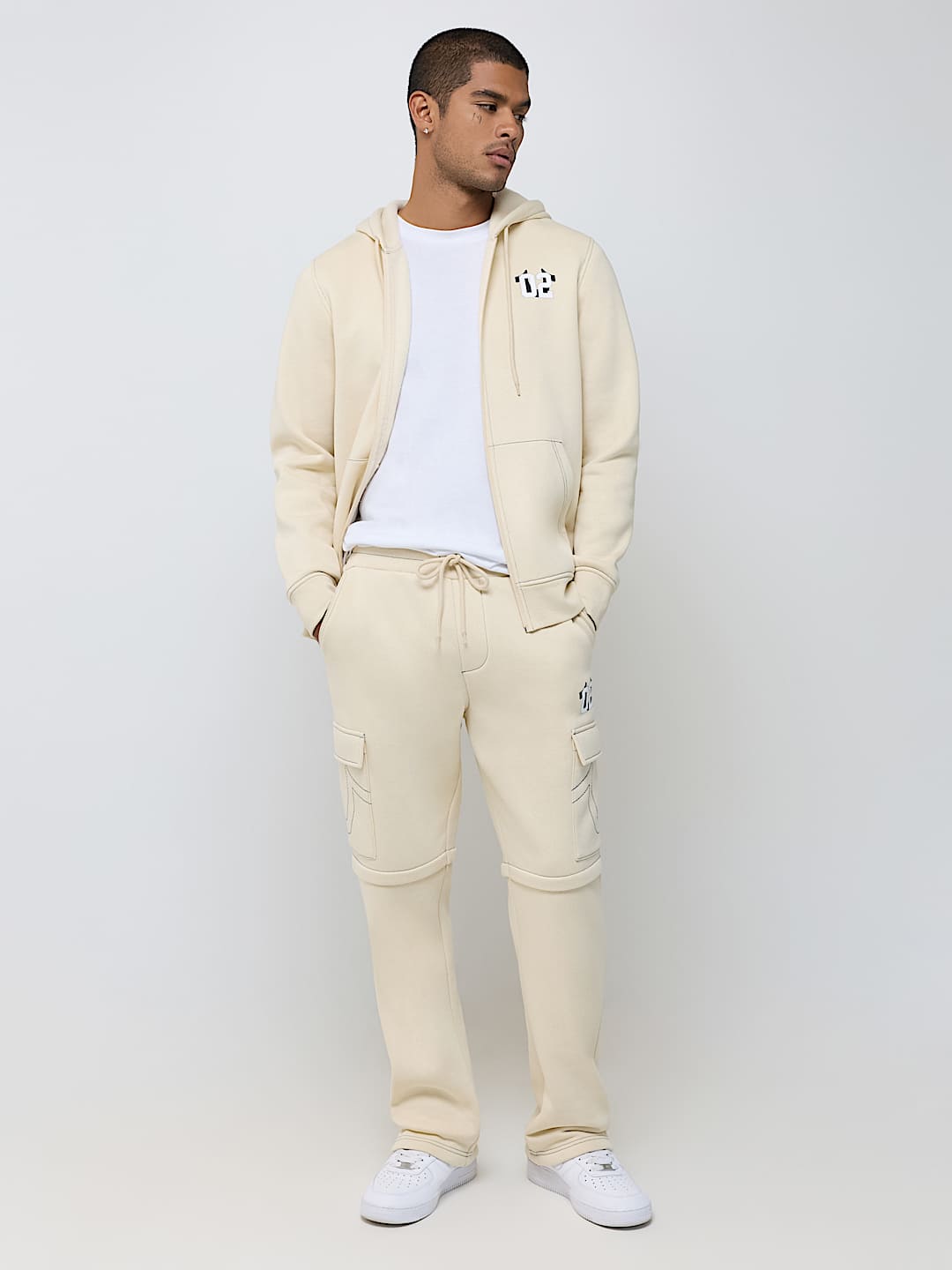 CONTRAST MFG CARGO SWEATPANT