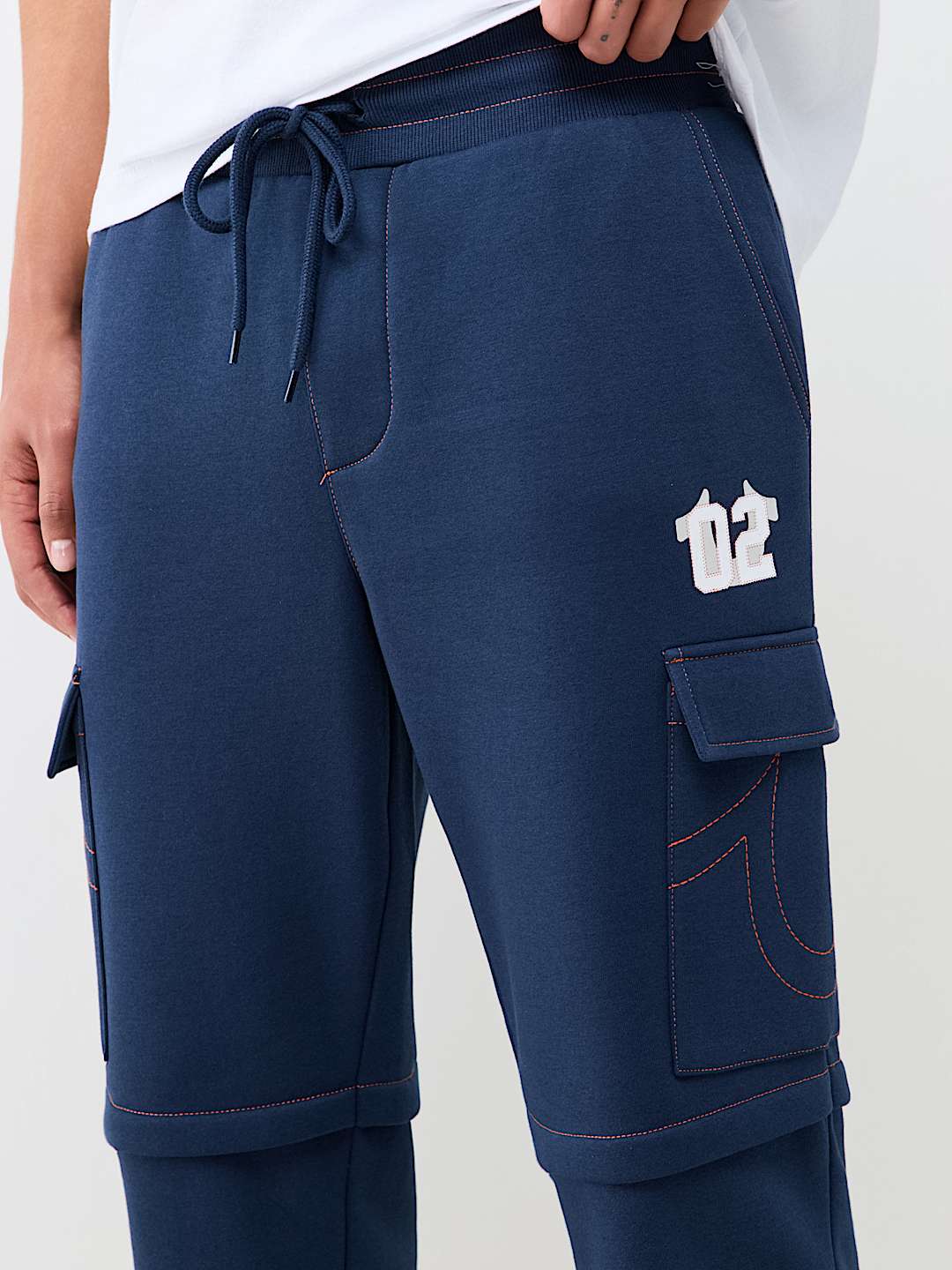 CONTRAST MFG CARGO SWEATPANT