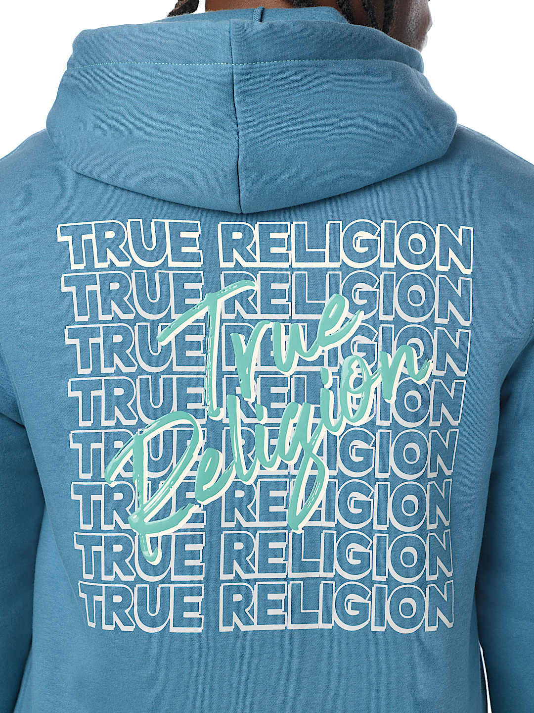 TRUE CONTRAST ZIP HOODIE