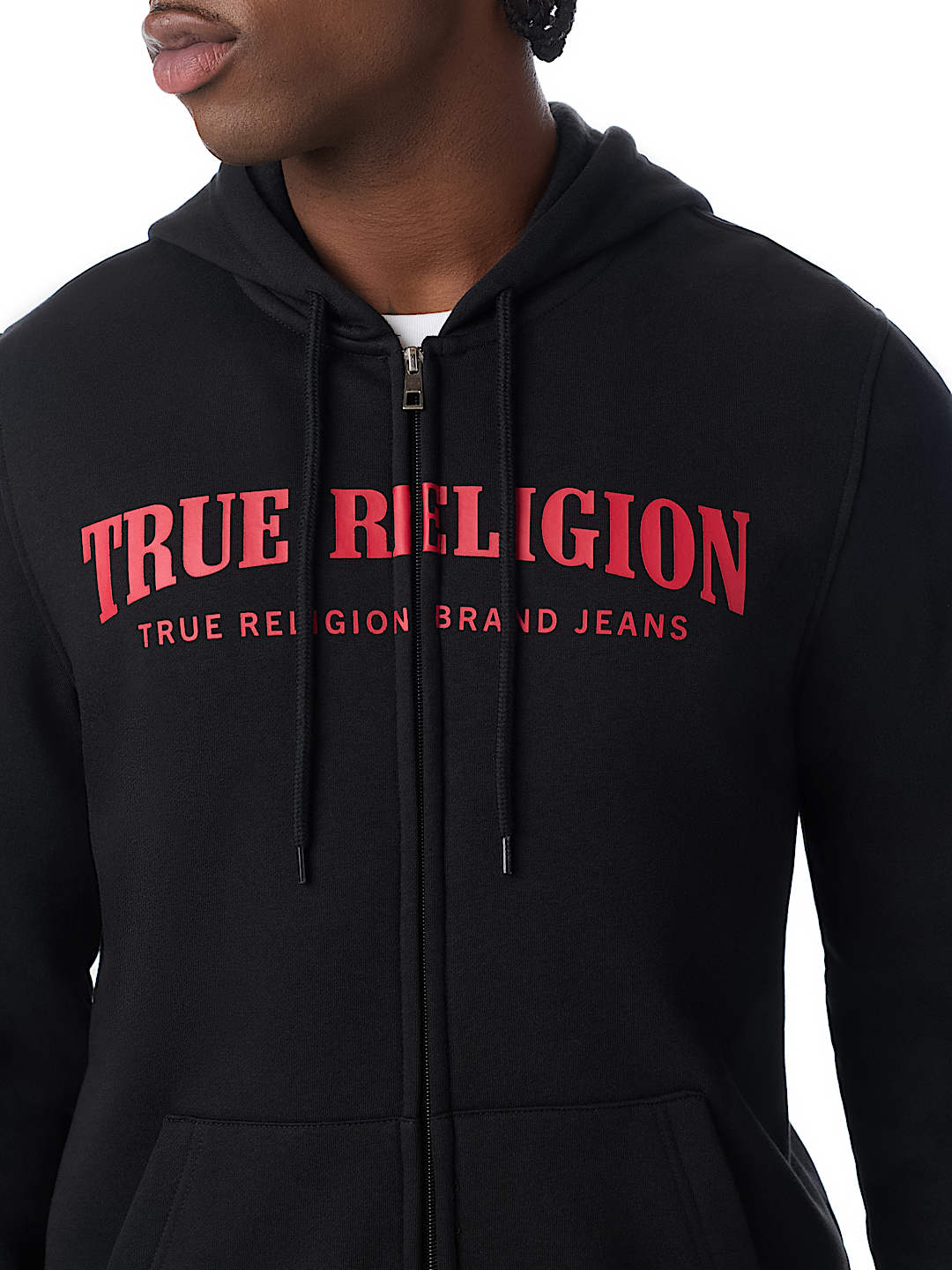 TRUE STITCH LOGO ZIP HOODIE