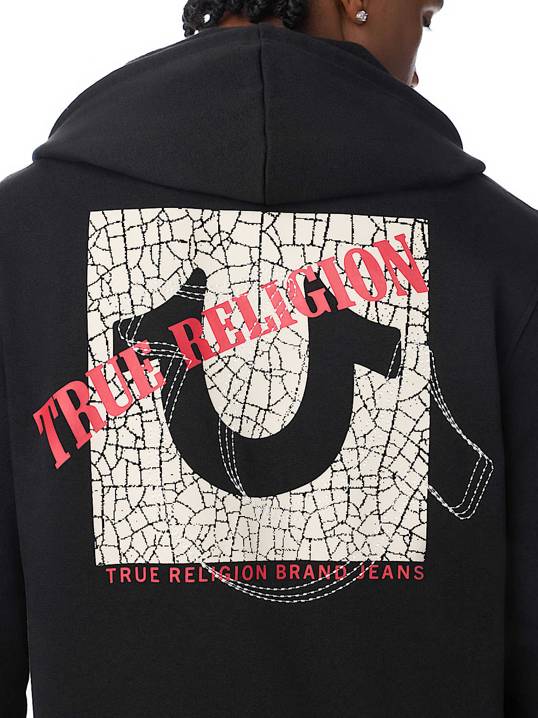 TRUE STITCH LOGO ZIP HOODIE