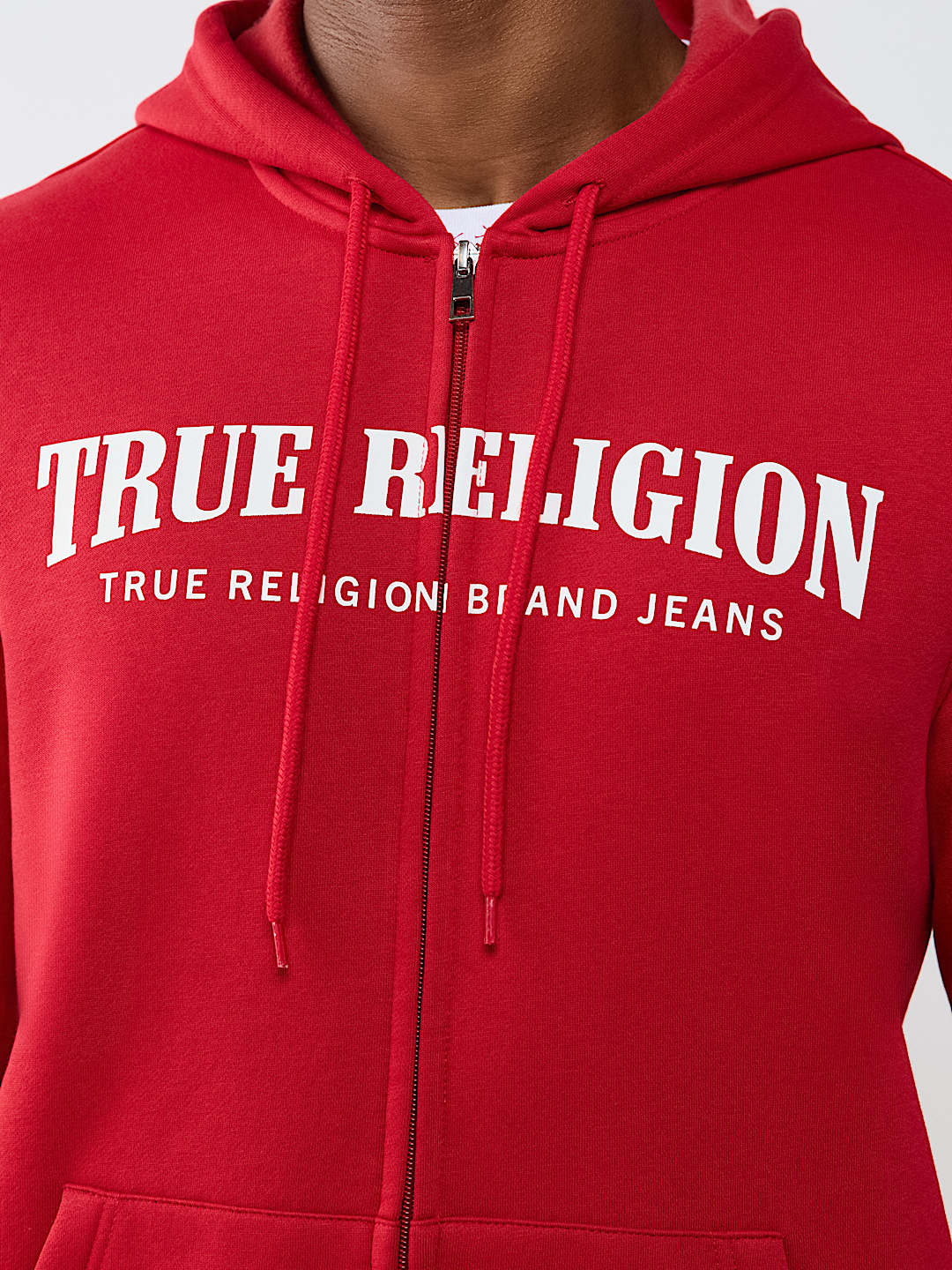 TRUE STITCH LOGO ZIP HOODIE