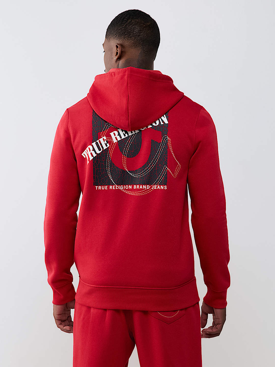 TRUE STITCH LOGO ZIP HOODIE