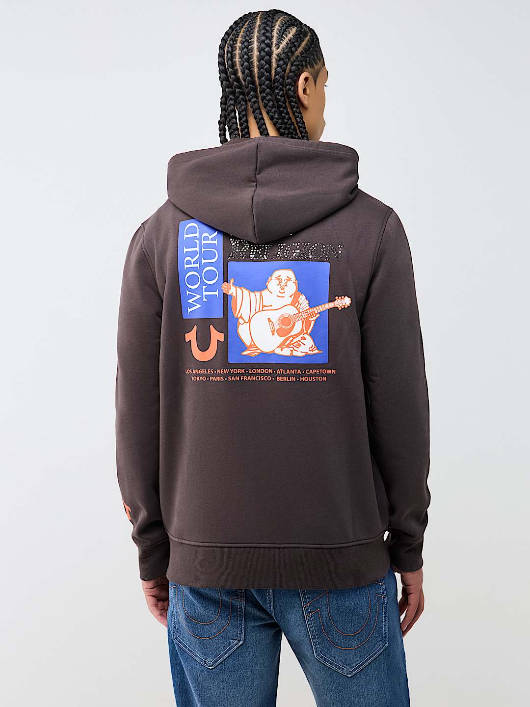 WORLD TOUR RHINESTONE ZIP HOODIE