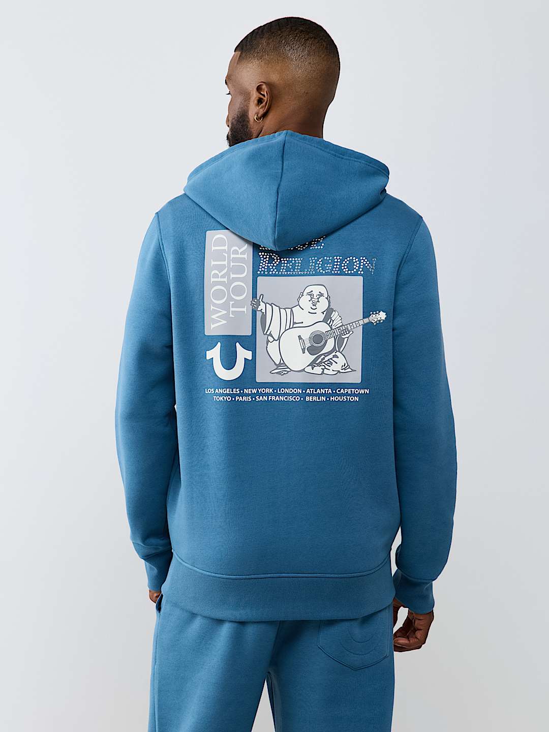 WORLD TOUR RHINESTONE ZIP HOODIE
