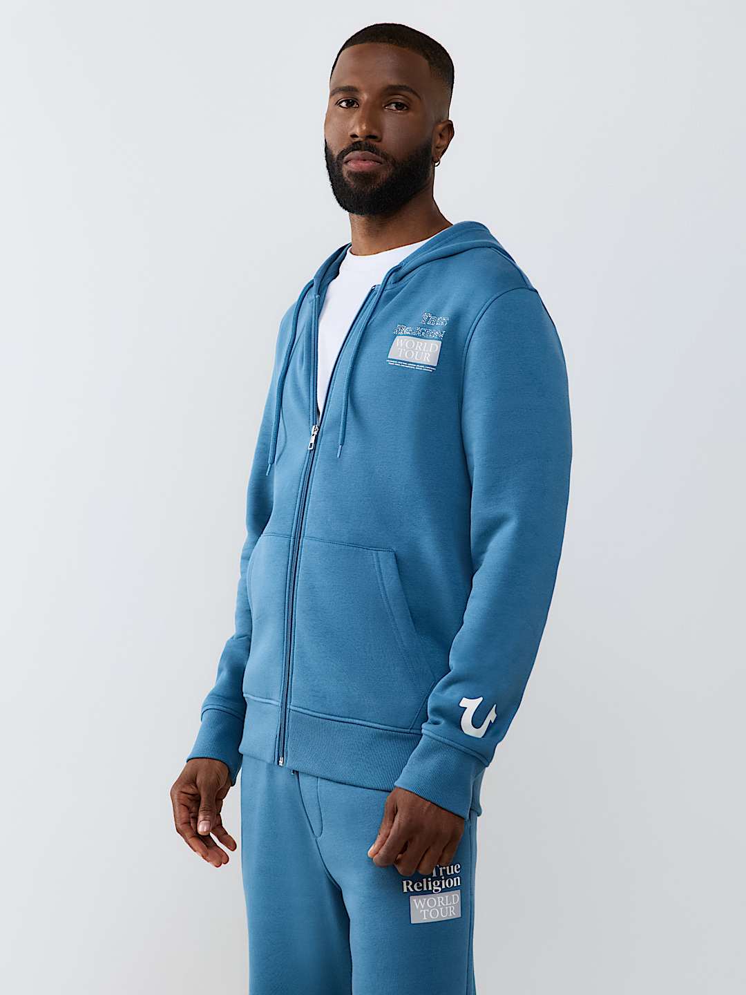 WORLD TOUR RHINESTONE ZIP HOODIE