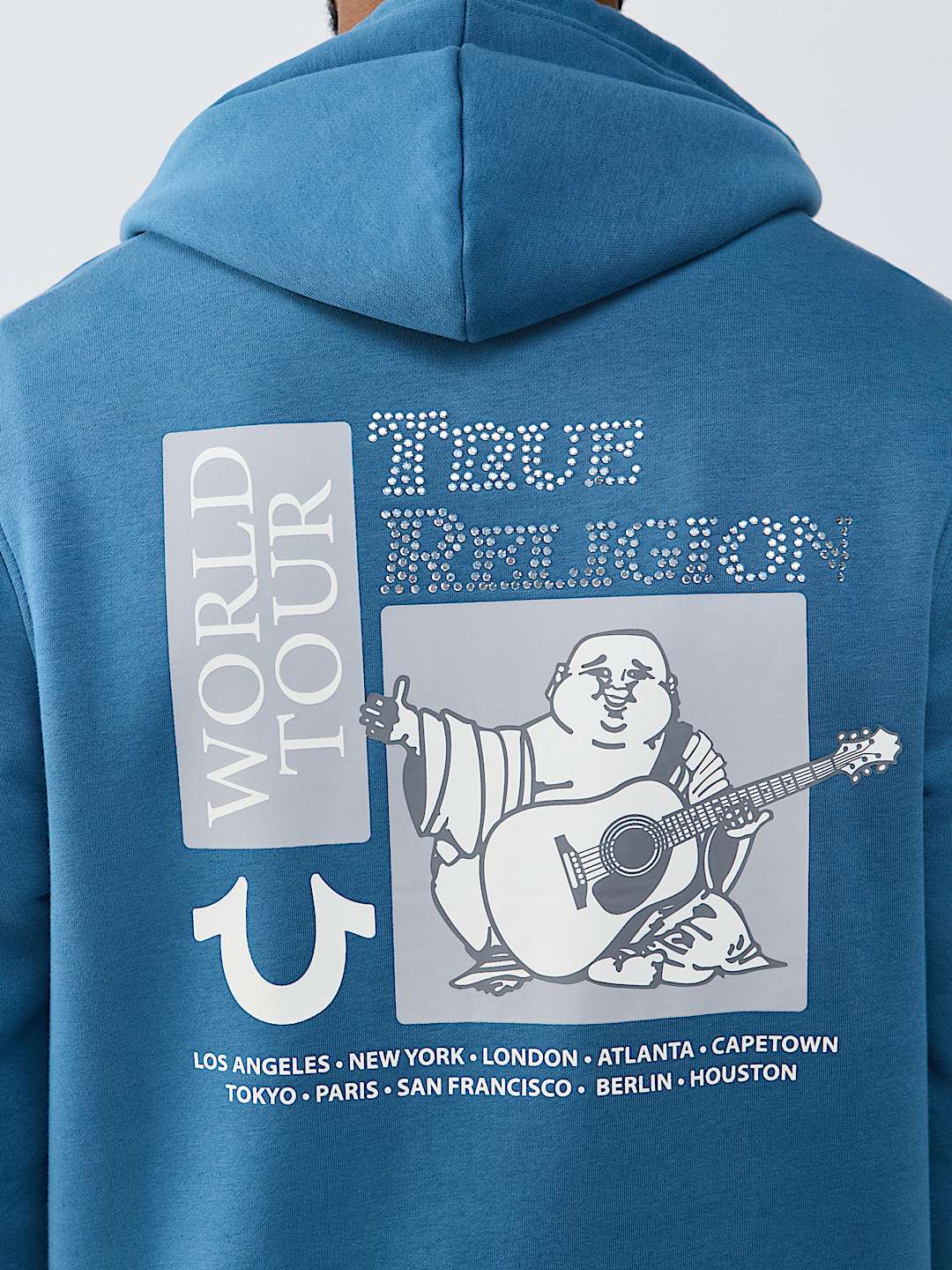 WORLD TOUR RHINESTONE ZIP HOODIE