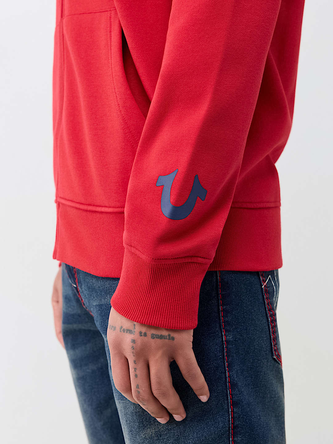 WORLD TOUR RHINESTONE ZIP HOODIE
