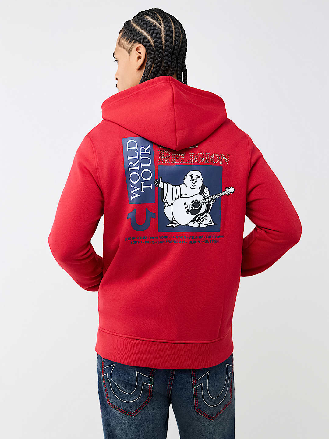 WORLD TOUR RHINESTONE ZIP HOODIE