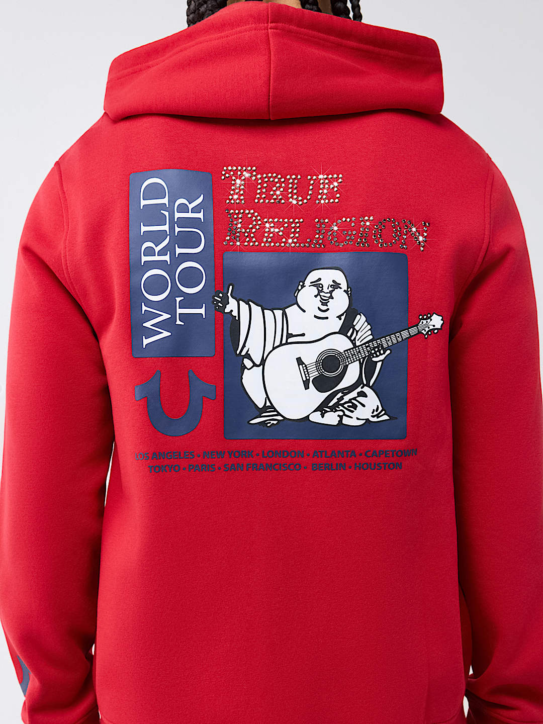 WORLD TOUR RHINESTONE ZIP HOODIE