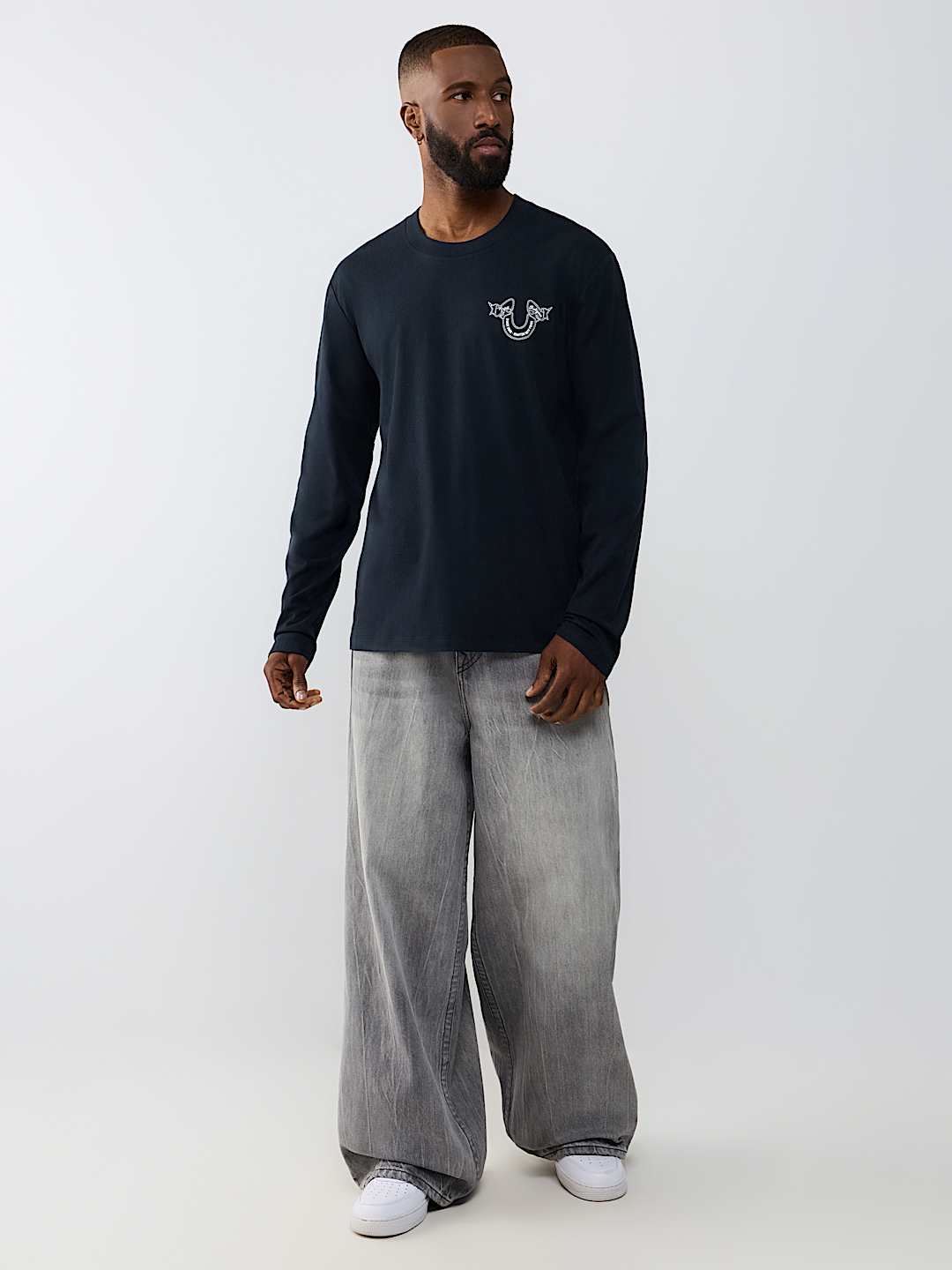 MULTI-LOGO LONG SLEEVE TEE