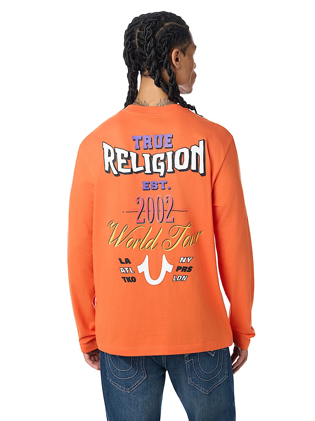 WORLD TOUR LONG SLEEVE CREWNECK TEE