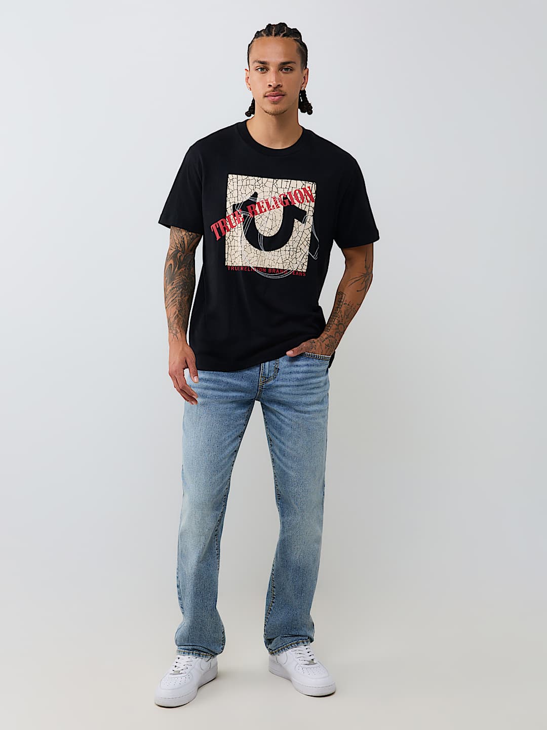 TRUE HORSESHOE EMBROIDERED TEE