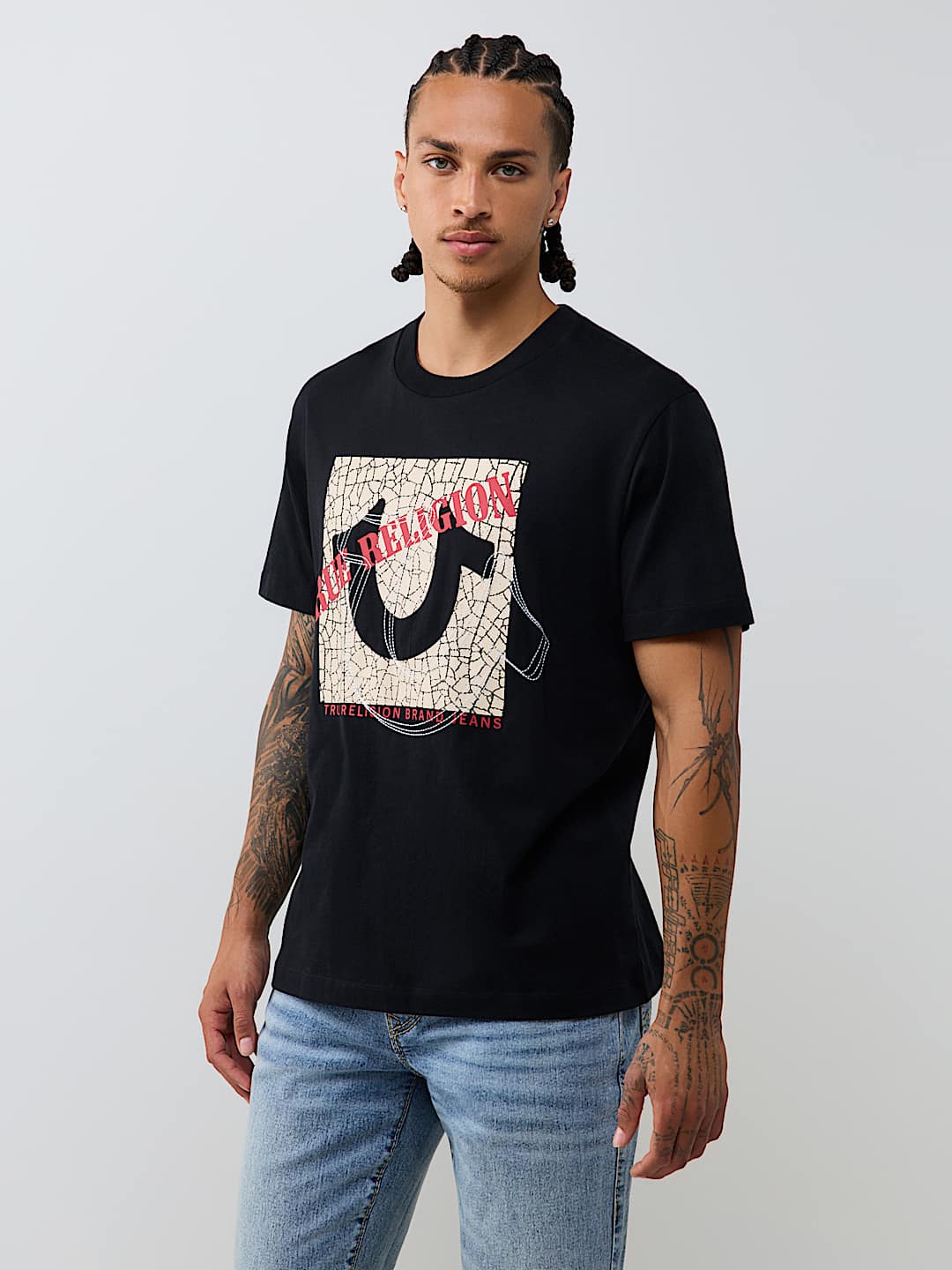 TRUE HORSESHOE EMBROIDERED TEE