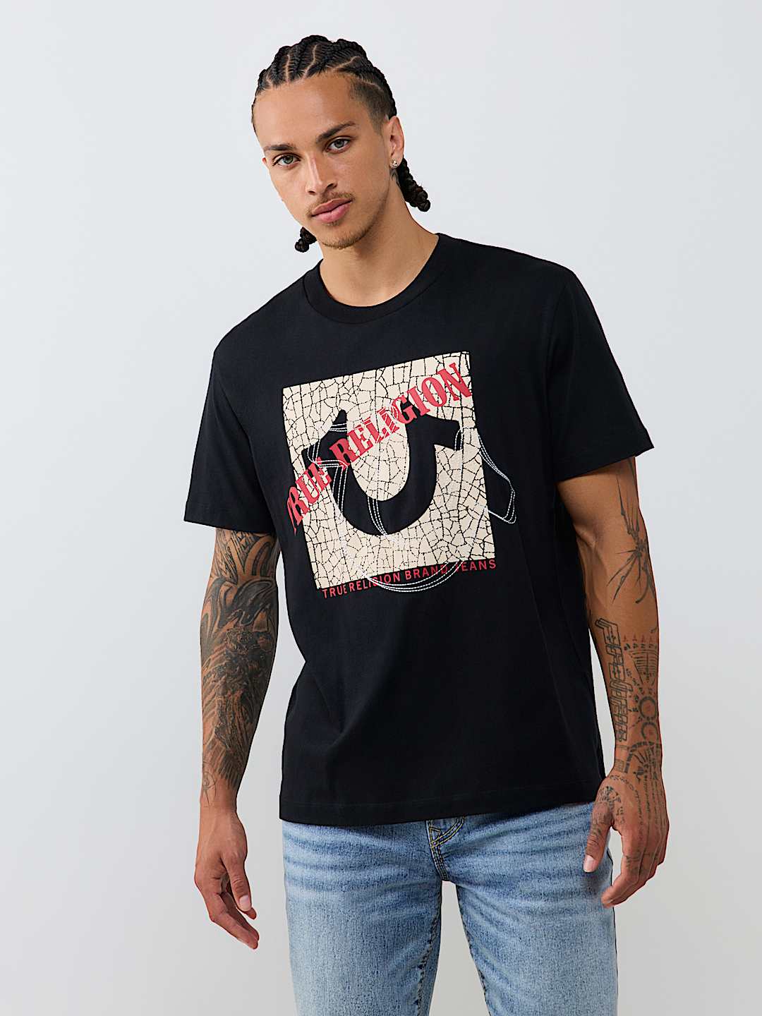 TRUE HORSESHOE EMBROIDERED TEE