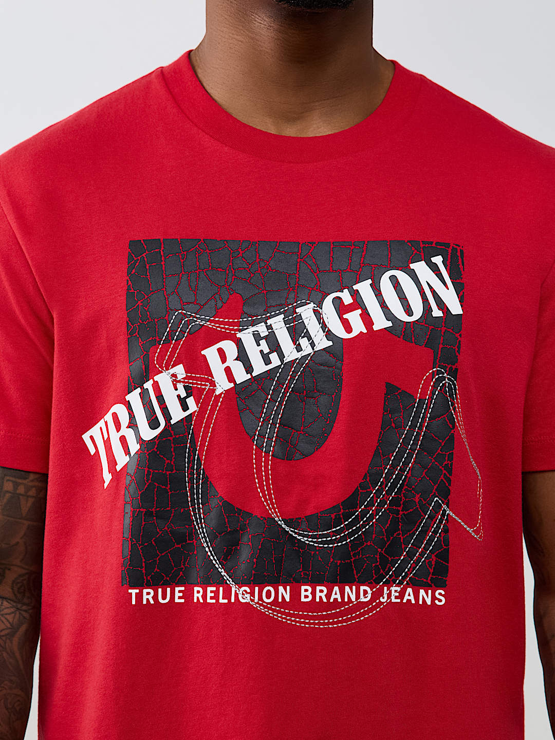 TRUE HORSESHOE EMBROIDERED TEE