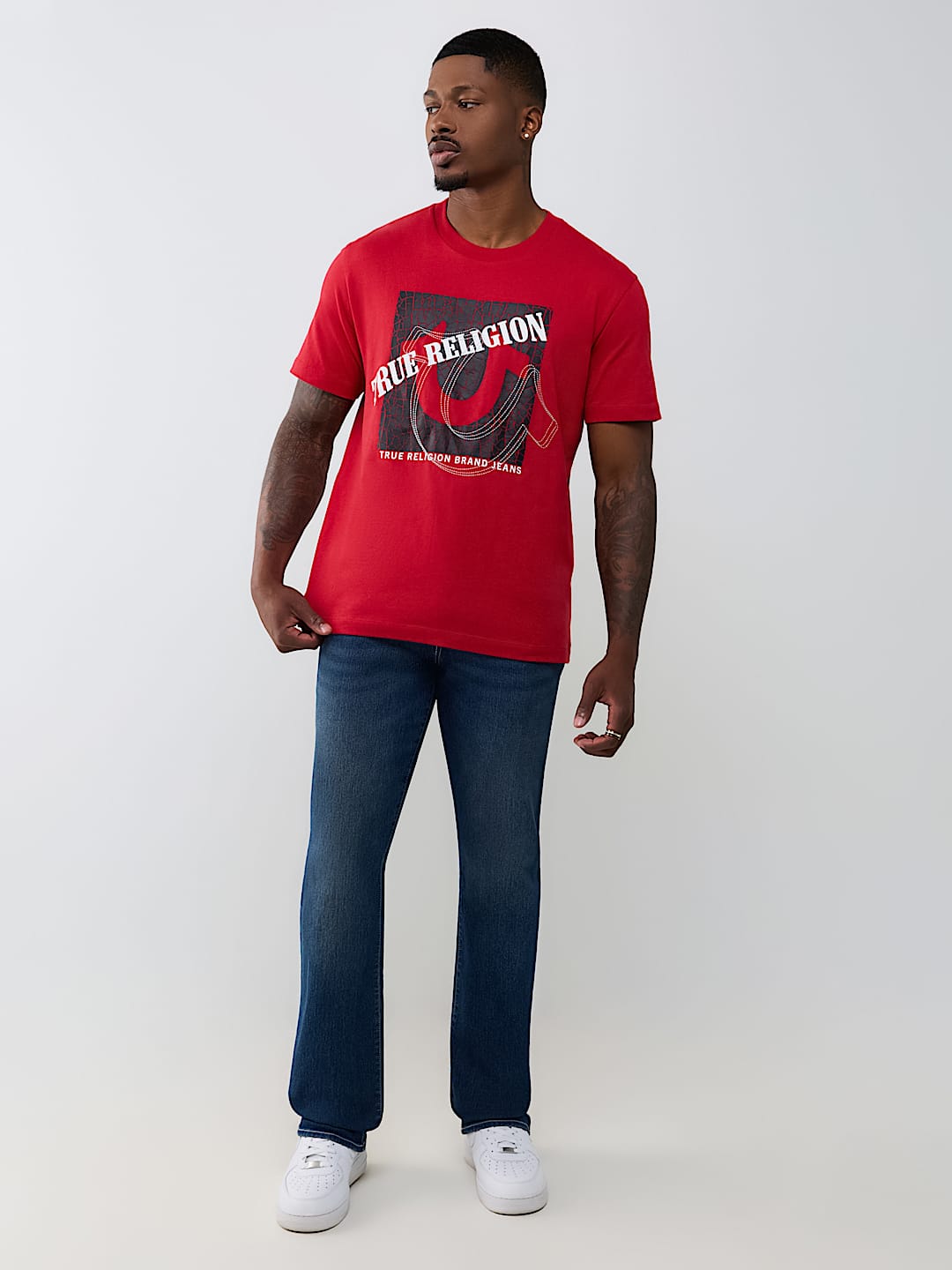 TRUE HORSESHOE EMBROIDERED TEE