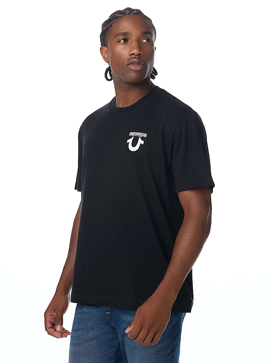 DENIM HORSESHOE TEE