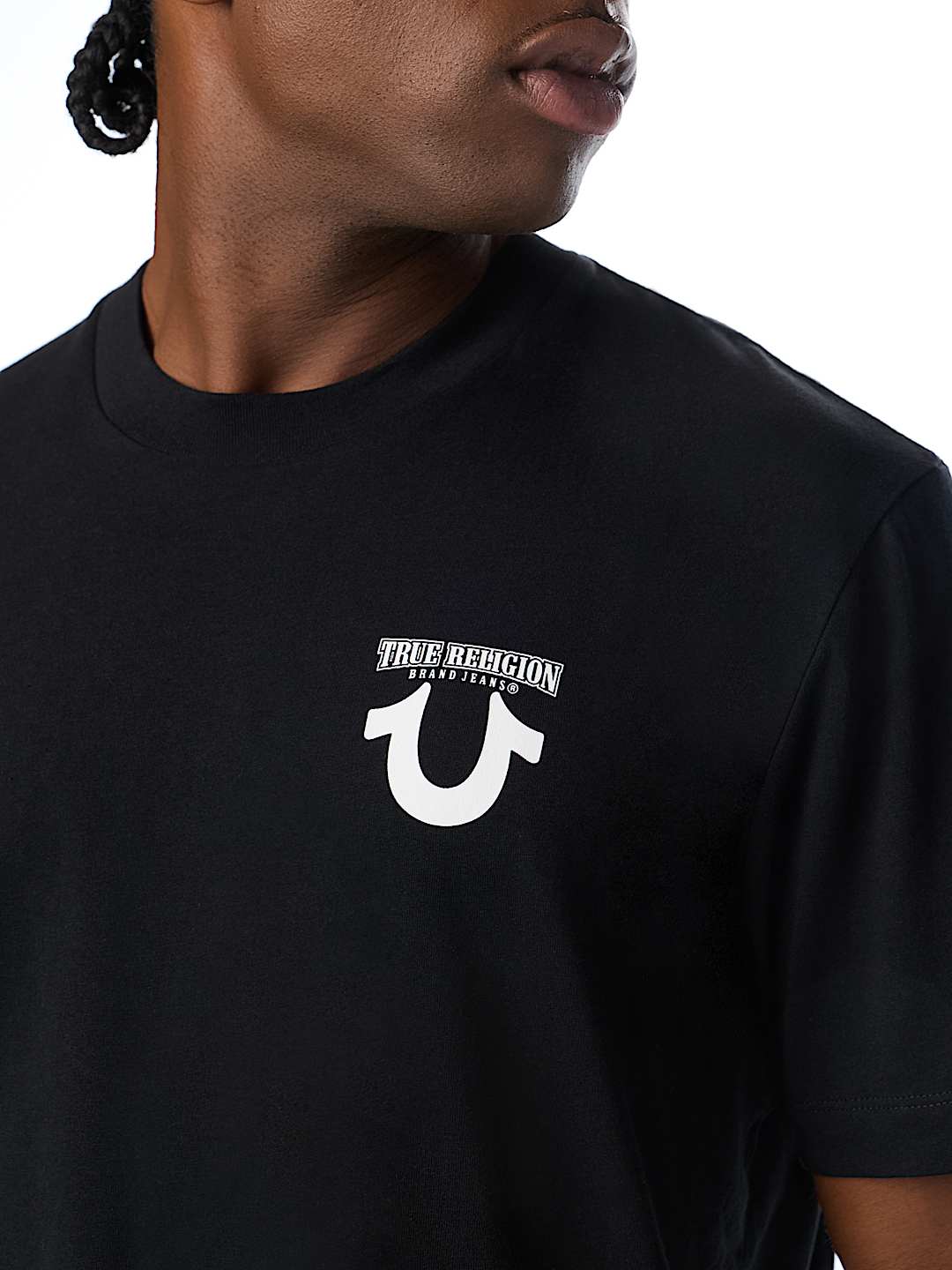 DENIM HORSESHOE TEE