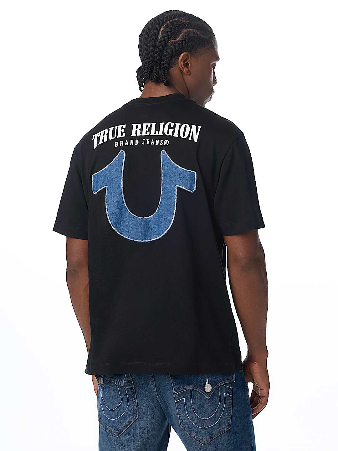 DENIM HORSESHOE TEE