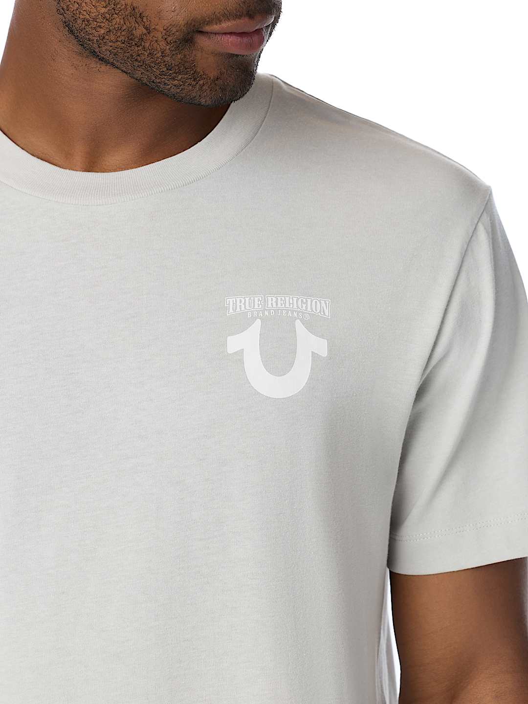 CAMISETA CON HERRADURA DE MEZCLILLA