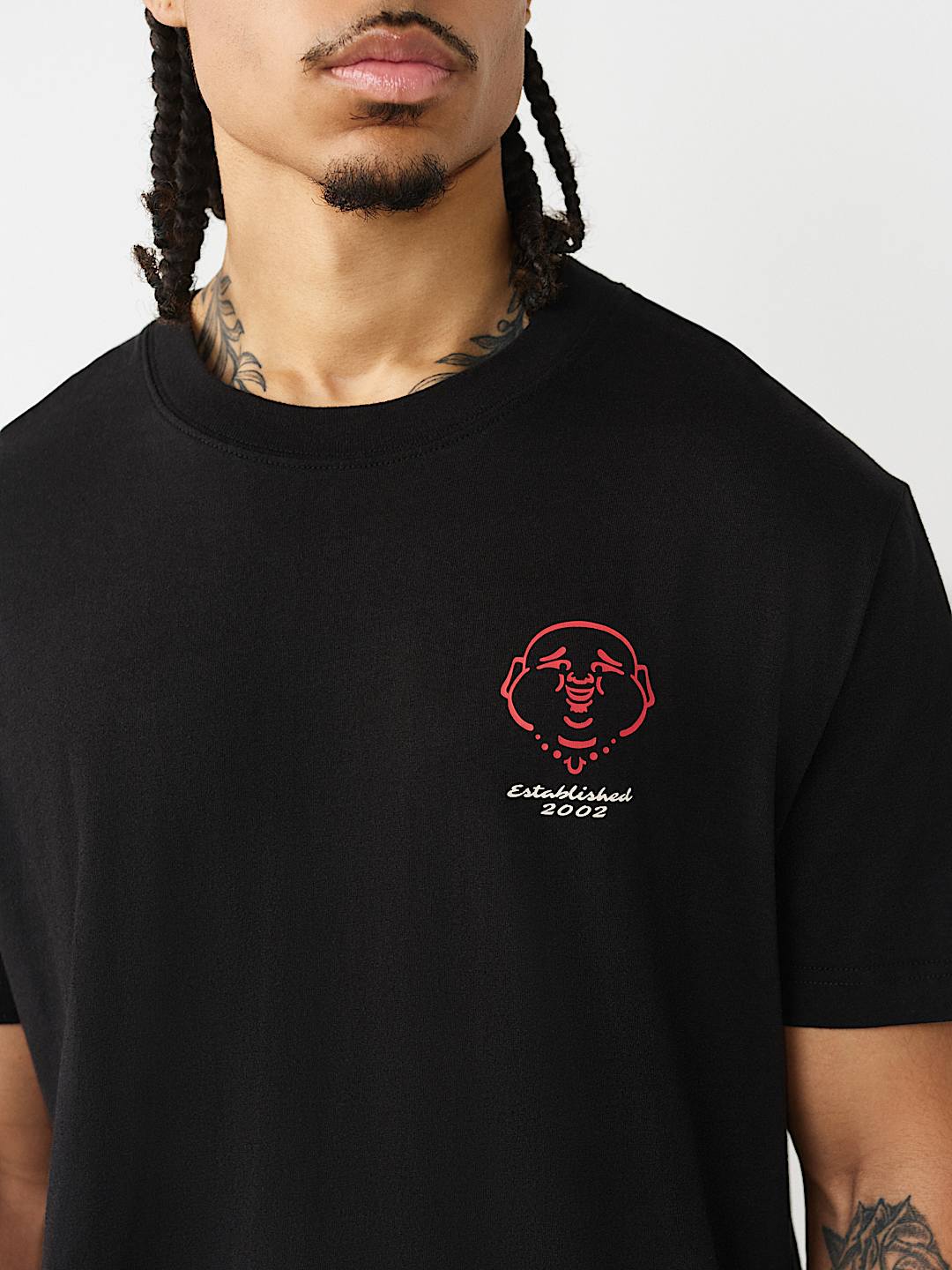 ELONGATED SILICONE LOGO TEE, image 4