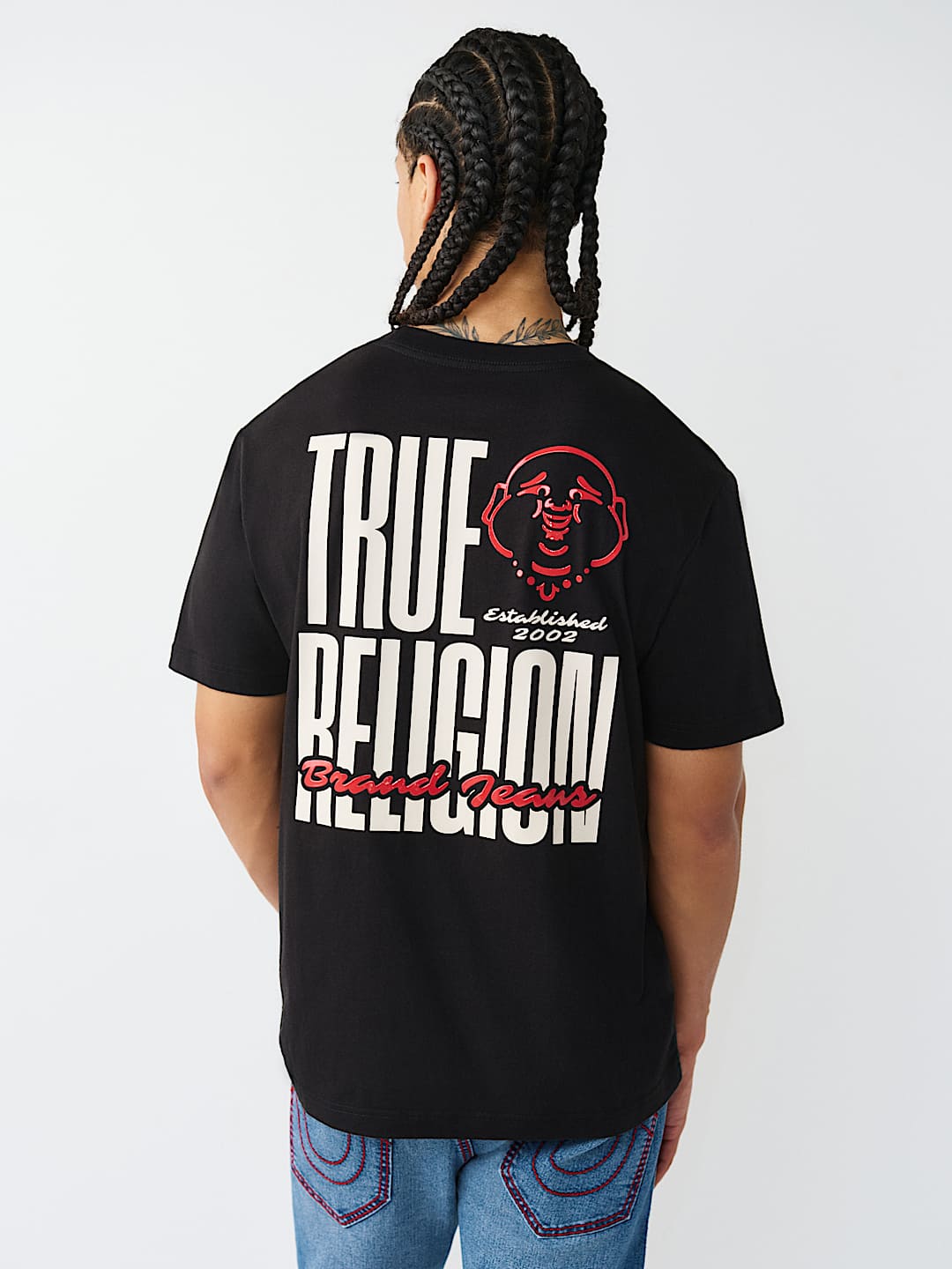 ELONGATED SILICONE LOGO TEE, image 5