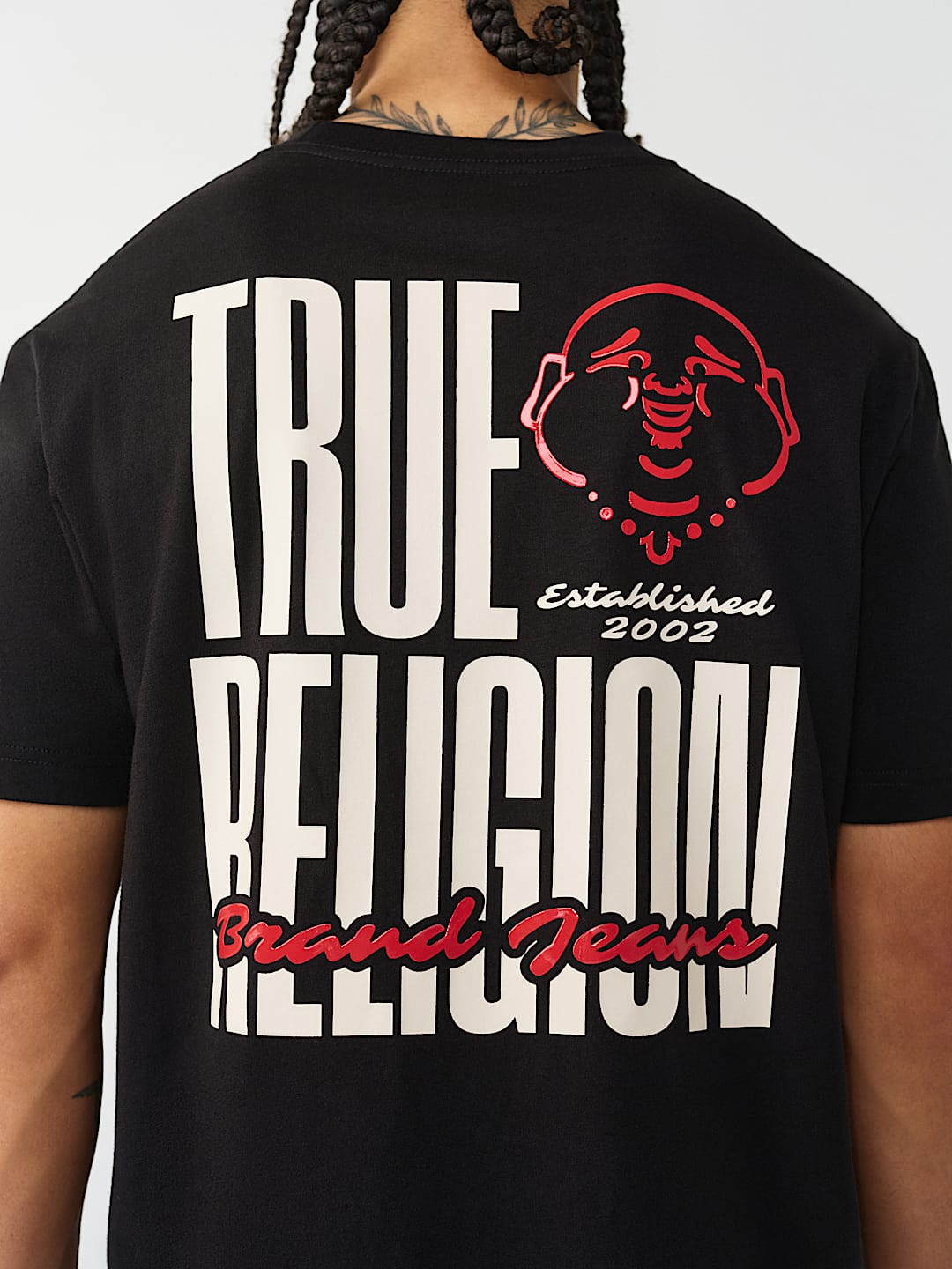 ELONGATED SILICONE LOGO TEE, image 1