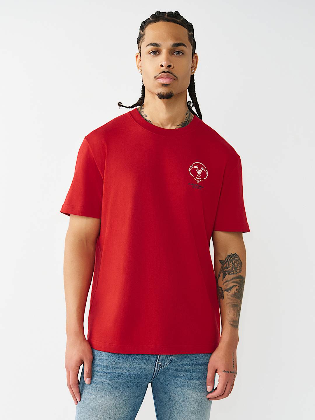 ELONGATED SILICONE LOGO TEE, image 2